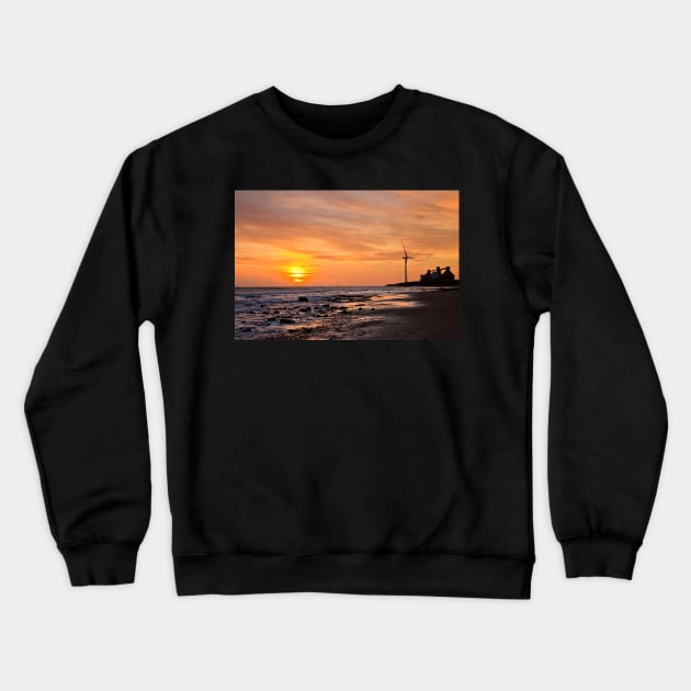 Silhouettes against a dawn sky Crewneck Sweatshirt by Violaman